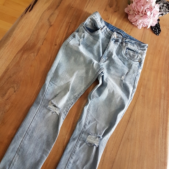 Aeropoatale High Rise Ankle Jeggings - sz 6 - Picture 6 of 12